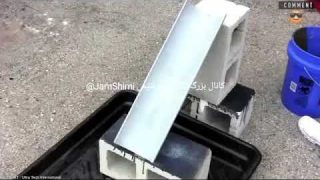 آزمایش مواد فوق آبگریز بسیار جالب و کاربردی