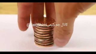 آزمایش شیمی : ساخت باتری با سکه مسی، سرکه، فویل آلومینیومی و مقوا