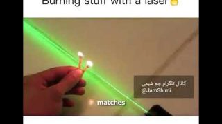آزمایش جالب لیزر گرمایی