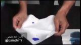 آزمایش مقایسه دستمال کاغذی معمولی و دستمال نانو