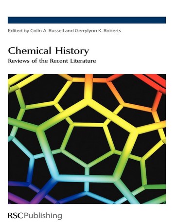 کتاب تاریخچه شیمیایی: بررسی پژوهش های علمی اخیر