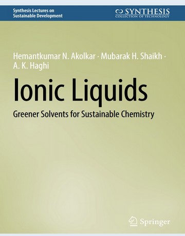 کتاب مایعات یونی: حلالهای سبزتر برای شیمی پایدار 2025