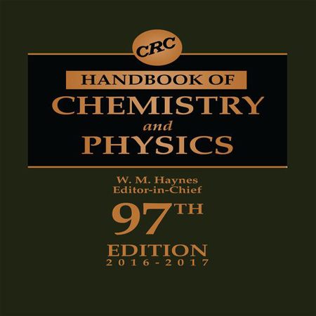 دانلود هندبوک CRC شیمی و فیزیک ویرایش 97 چاپ 2017-2016 William M. Haynes