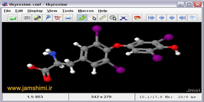 دانلود Jmol 14.31.44 نرم افزار مدل سازی سه بعدی ترکیبات شیمی